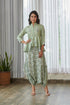Tulsi Green Peplum Dhoti Jumpsuit