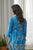 Indra Blue Peplum Dhoti Jumpsuit