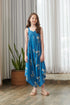 Indra Blue Palazzo Jumpsuit Kids