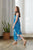 Indra Blue Palazzo Jumpsuit Kids