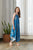 Indra Blue Palazzo Jumpsuit Kids