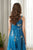 Indra Blue Palazzo Jumpsuit Kids