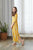 Kesar Yellow Dhoti Jumpsuit Kids