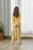 Kesar Yellow Peplum Dhoti Jumpsuit Kids