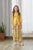 Kesar Yellow Peplum Dhoti Jumpsuit Kids