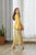 Kesar Yellow Peplum Dhoti Jumpsuit Kids