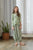 Tulsi Green Peplum Dhoti Jumpsuit Kids