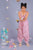 Tuberose Pink Palazzo Jumpsuit Kids (Clearance)