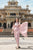 Tuberose Pink Dhoti Saree Pants & Top (Clearance)