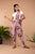 Pink Striped Dhoti Saree Pants