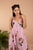 Pink Striped Floral Palazzo Jumpsuit