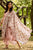 Carnation Pink Palazzo Jumpsuit with Small Motif (Laurel Green) Detachable Dupatta