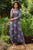 Persian Blue Dhoti Jumpsuit with Small Motif (Laurel Green) Detachable Dupatta