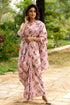 Carnation Pink Saree Dress