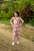 Carnation Pink Dhoti Saree & Top Kids