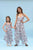 Iceberg Blue Striped Palazzo Jumpsuit Mother Daughter Set