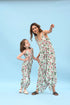 Sage Green Palazzo Jumpsuit Mother Daughter Set