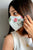 Sage Green Striped Mask