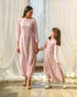 Mother Daughter Rosey Pink Dhoti Jumpsuit