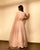 Rosey Pink Sequins Kali Lehenga Set