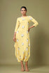 Yellow Floral Dhoti Jumpsuit