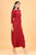 Red Dhoti Jumpsuit