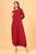 Red Dhoti Jumpsuit