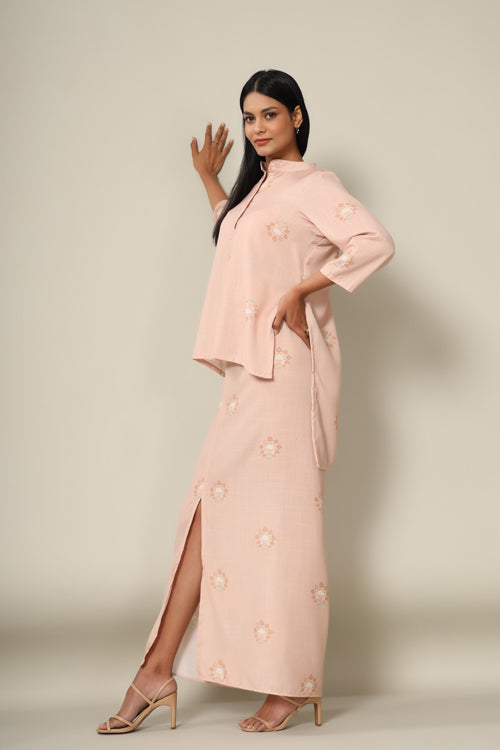 High low 2025 kurti with skirt