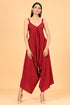 Red Palazzo Jumpsuit