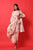 Carnation Pink Peplum Saree Dress