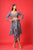 Persian Blue Bralette, Cape, Lungi Skirt Set
